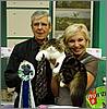 With Nadejda and Highest Scoring Cat in Show